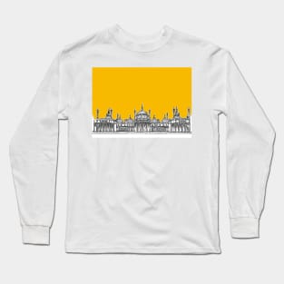 Brighton Royal Pavilion Facade ( yellow version ) Long Sleeve T-Shirt